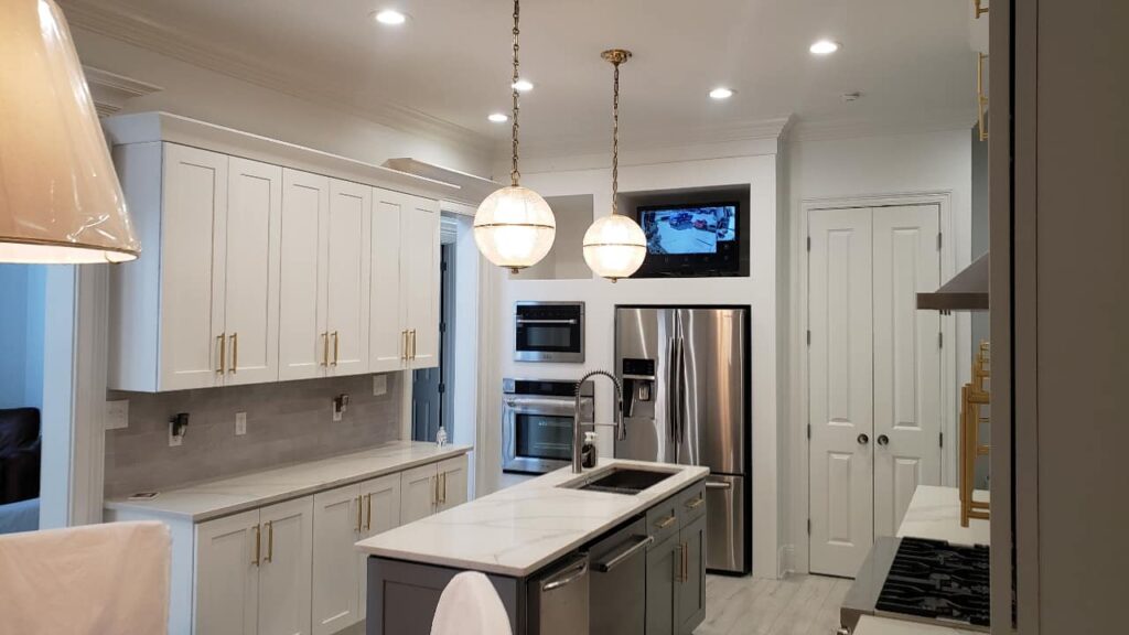 A picture of a kitchen renovation in New Orleans by Quillen Construction Group, a remodeling contractor in the New Orleans area. Looking at this picture, you may wonder, "How to Finance a Kitchen Remodel?"; but no worries, we have the answer for you in one of our latest blogs!
