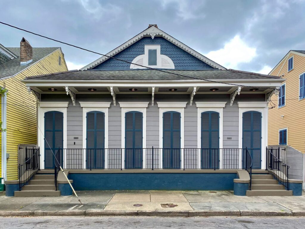 A picture of a renovation shotgun home in New Orleans for the blog "Home Renovation New Orleans".