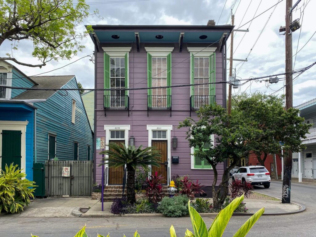 A picture of a renovated townhome in New Orleans for the blog "Home Renovation New Orleans".
