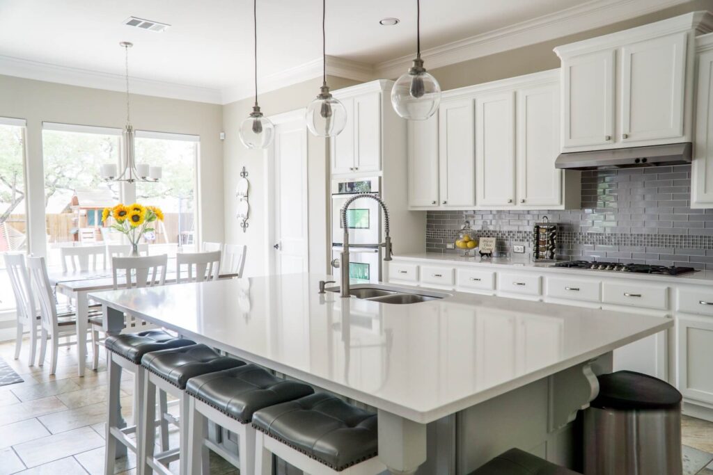 A picture of a renovated kitchen remodel in New Orleans by Quillen Construction Group for the blog "Kitchen Remodel Financing with Quillen Construction Group".