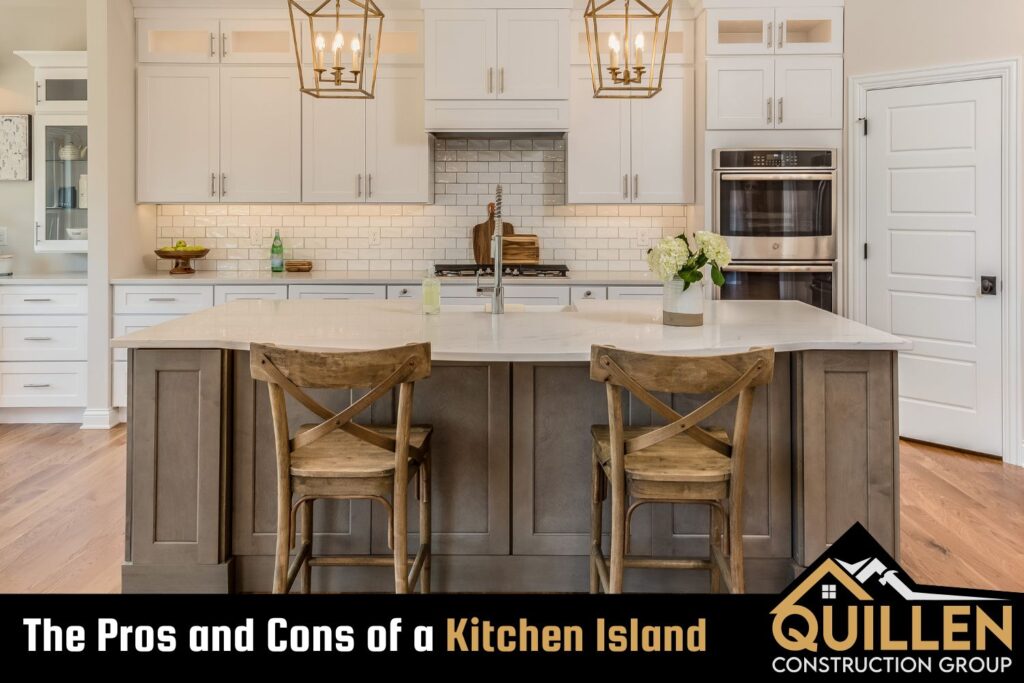 pros and cons of a kitchen island