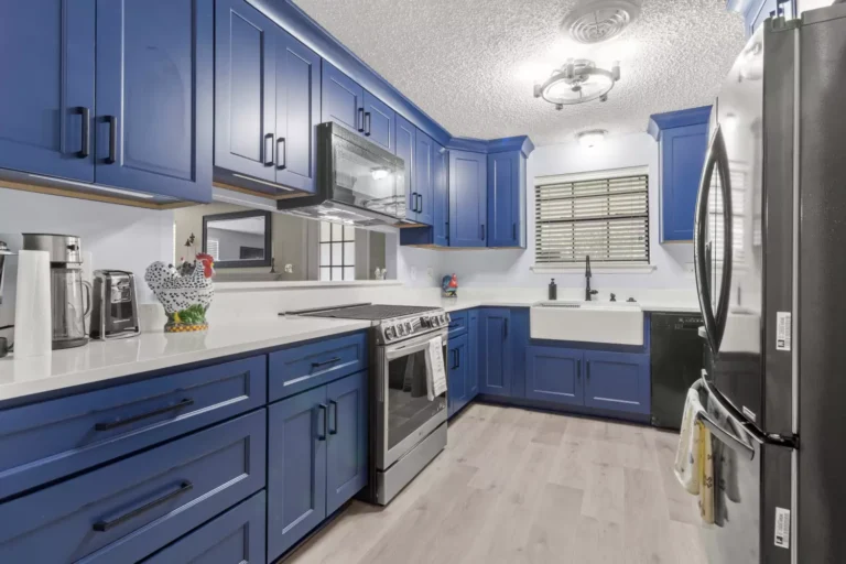 newly renovated kitchen in house