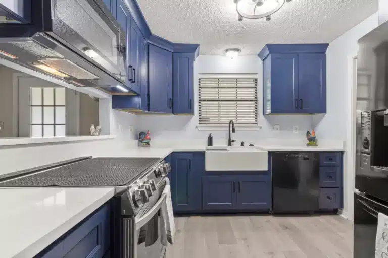 newly renovated kitchen in home