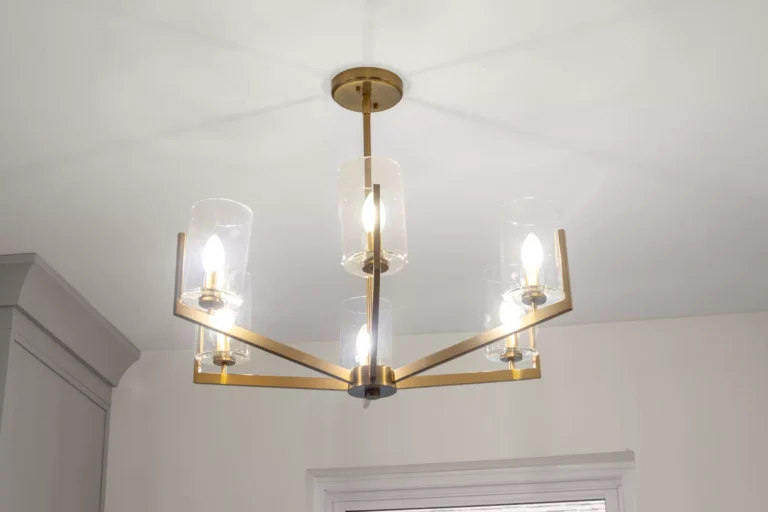 antique gold light fixture