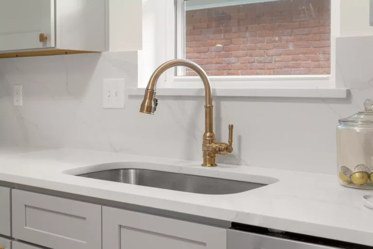 antique gold kitchen faucet