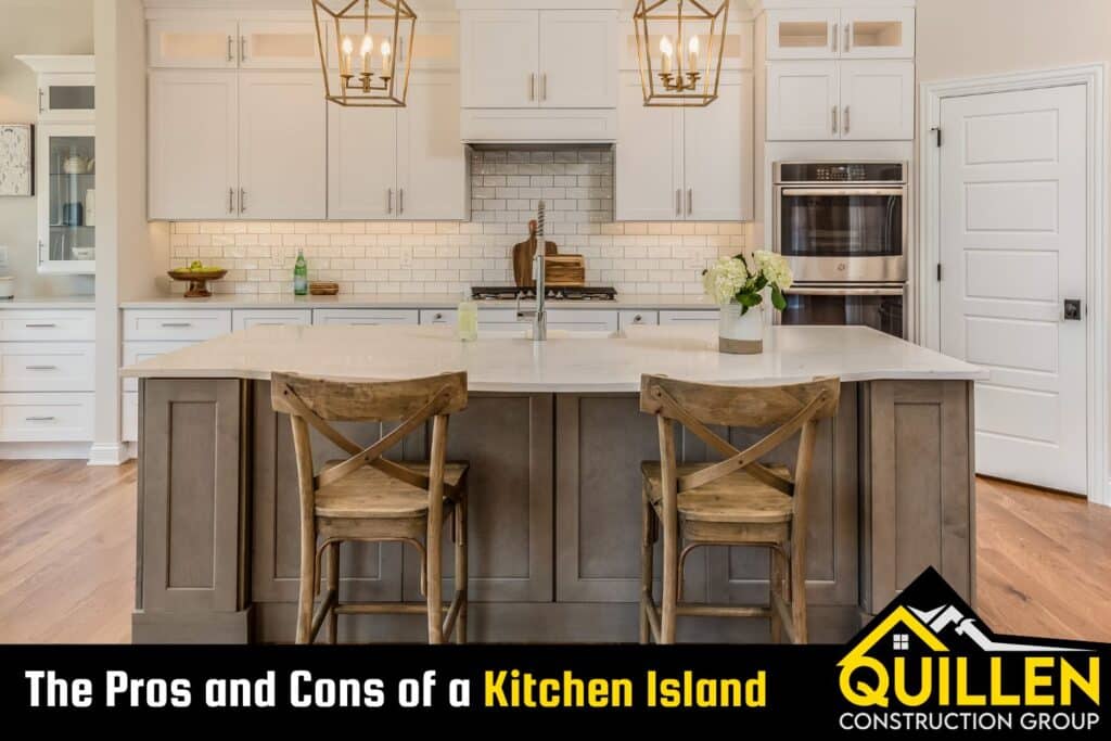 pros and cons of a kitchen island