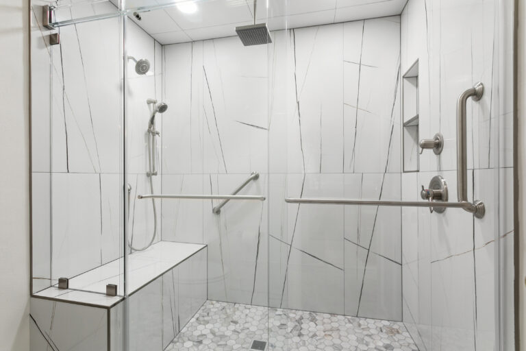 Remodeled shower