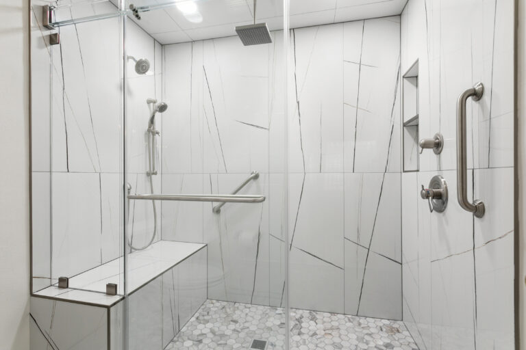 Remodeled shower